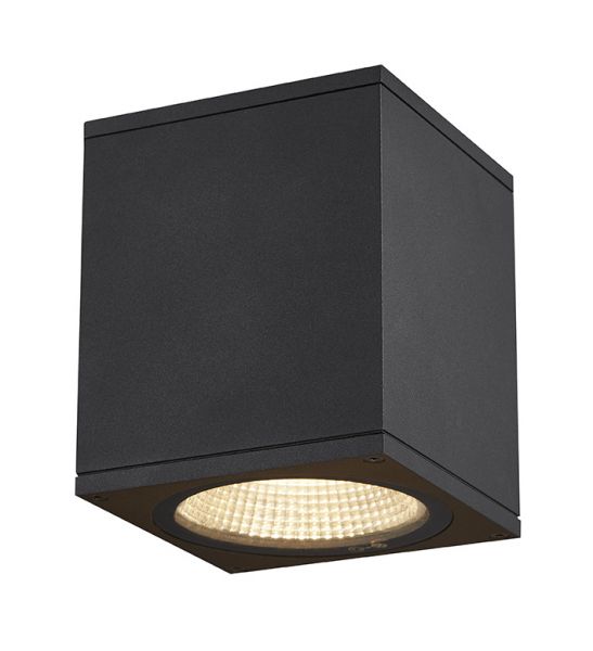 ENOLA, plafonnier extérieur, carré, M, anthracite, LED, 10W, 3000K/4000K, IP65