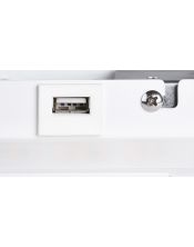 SOMNILA SPOT, applique intérieure, liseuse, version gauche, blanc, LED, 13W, 3000K, avec port USB