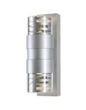 Lima up/down applique 2x50w, gris argent