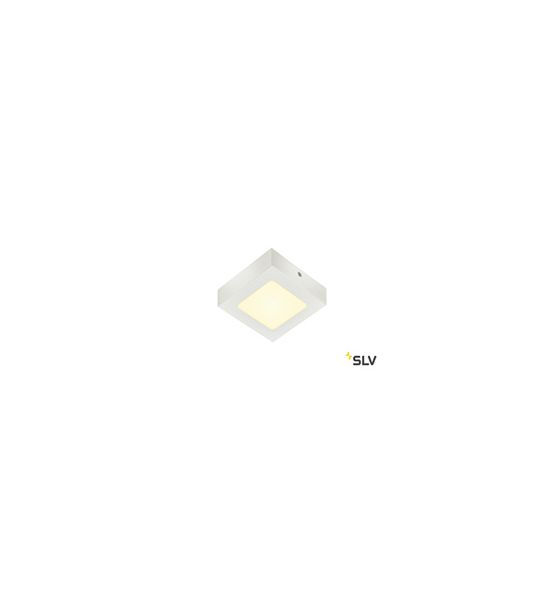 SENSER 12, plafonnier intérieur, carré, blanc mat, LED, 8,2W, 3000K, variable Triac
