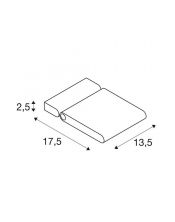 LENITO, applique intérieure, blanc, LED, 24W, 3000K