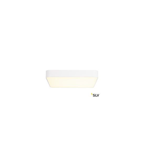 MEDO 60, plafonnier intérieur slv, carré, blanc, LED 39W, 3000K, variable Dali