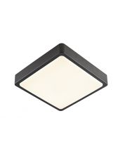 AINOS SENSOR, applique et plafonnier extérieur slv, carré, anthracite, LED 18W, 3000K/4000K, IP65, détecteur de mouvement