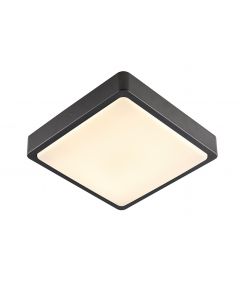 applique et plafonnier extérieur AINOS, carré, anthracite, LED 17W, 3000K/4000K, IP65