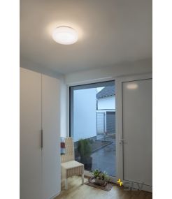 LIPSY 40, Drum, applique et plafonnier intérieur, blanc, LED 18W, 3000/4000K, variable Dali