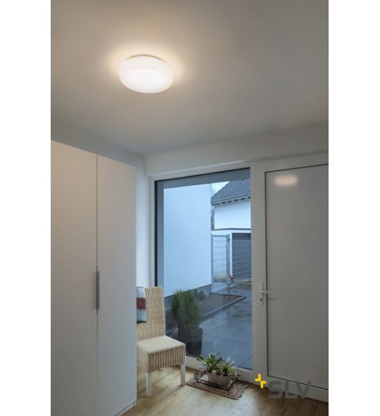 LIPSY 40, Drum, applique et plafonnier intérieur, blanc, LED 18W, 3000/4000K, variable Dali