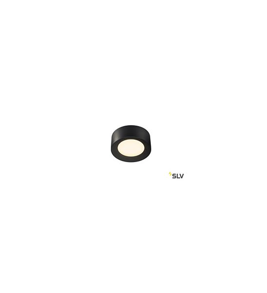 FERA 25, plafonnier intérieur noir mat, LED19,5W, 3000/4000K, variable Dali