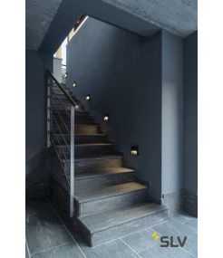 DOWNUNDER OUT, encastré mural extérieur carré, anthracite, LED 4,5W, 3000/4000K, IP65