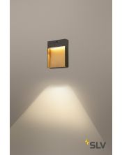 FLATT SENSOR, applique extérieure anthracite, LED 16W, 3000/4000K, avec détecteur de mouvements