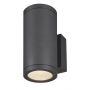 applique extérieure ronde, taille moyenne, ENOLA, anthracite, LED 19W, 3000K/4000K, IP65, up/down