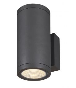 applique extérieure ronde, taille moyenne, ENOLA, anthracite, LED 19W, 3000K/4000K, IP65, up/down