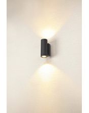 ENOLA, applique extérieure ronde, Small, anthracite, LED 7W, 3000K/4000K, IP65, up/down