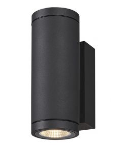 ENOLA, applique extérieure ronde, Small, anthracite, LED 7W, 3000K/4000K, IP65, up/down