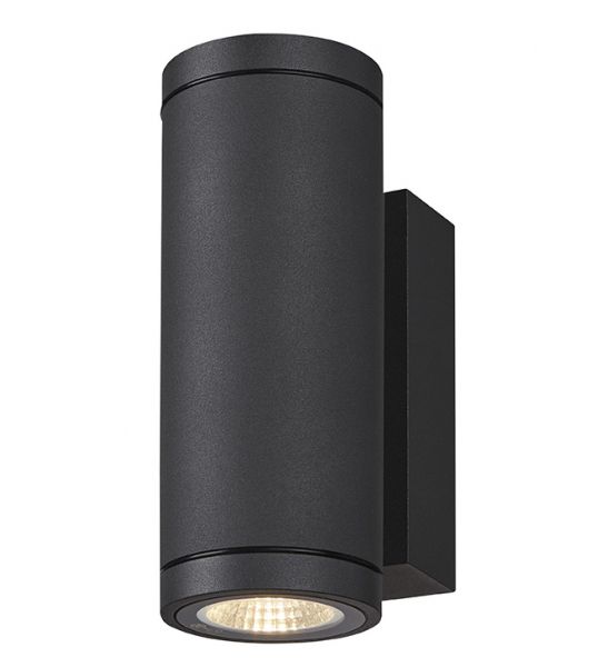 ENOLA, applique extérieure ronde, Small, anthracite, LED 7W, 3000K/4000K, IP65, up/down