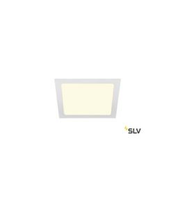 SENSER 24, encastré de plafond intérieur carré blanc mat, LED 12,5W, 3000K