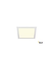 SENSER 24, encastré de plafond intérieur carré blanc mat, LED 12,5W, 3000K