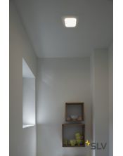 encastré de plafond intérieur carré SENSER 18, blanc mat, LED 9.7W, 3000K