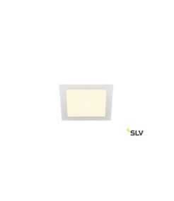 encastré de plafond intérieur carré SENSER 18, blanc mat, LED 9.7W, 3000K