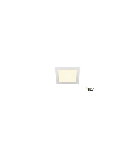 encastré de plafond intérieur carré SENSER 18, blanc mat, LED 9.7W, 3000K