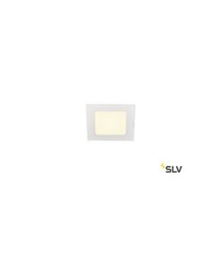 encastré SLV SENSER 1é, ENCASTRE plafond intérieur, carré, blanc mat, LED6W, 3000K