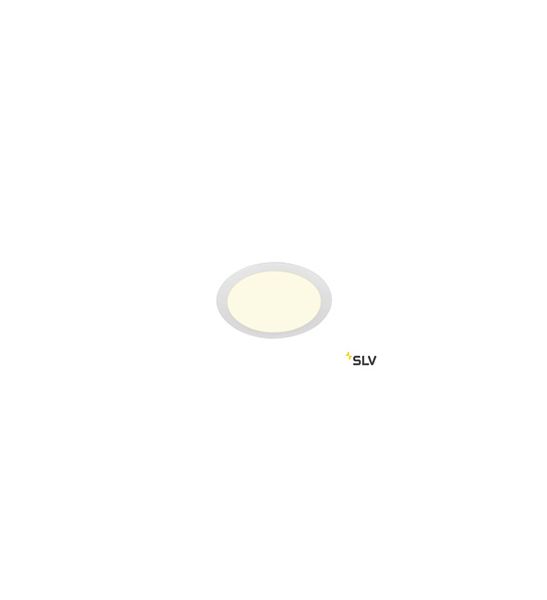 SENSER 24, encastré de plafond intérieur rond blanc mat, LED 12.5W, 3000K