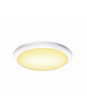 RUBA, applique et plafonnier extérieur, blanc, LED, 22W, 3000/4000K, interrupteur CCT