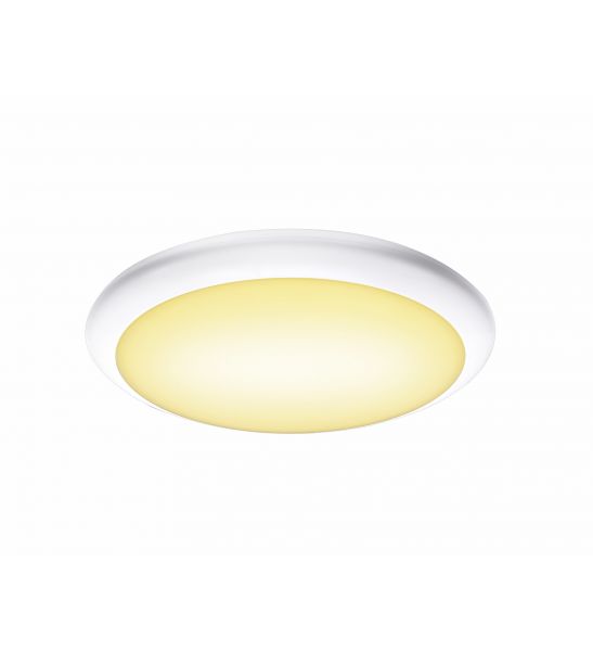 RUBA, applique et plafonnier extérieur, blanc, LED, 22W, 3000/4000K, interrupteur CCT