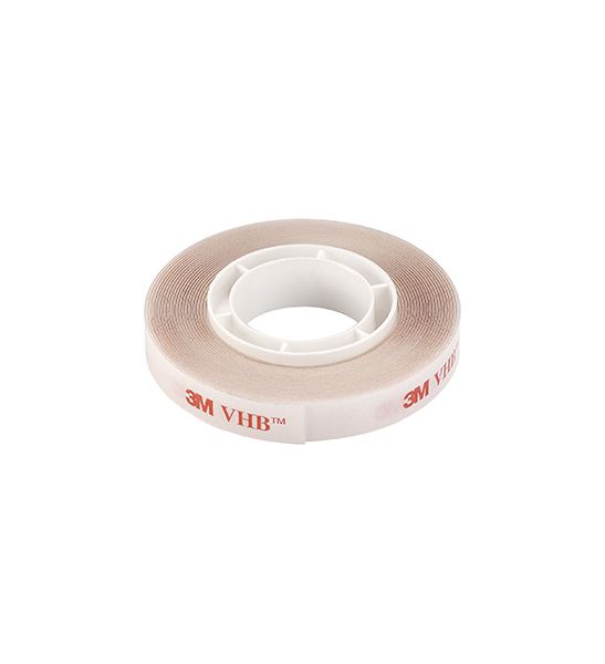 Adhésif double-face, 3 m, transparent