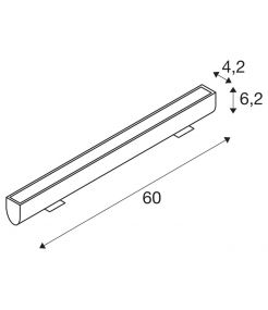 GALEN 60, projecteur extérieur, anthracite, LED, 18W, 3000/4000K, interrupteur CCT, IP65