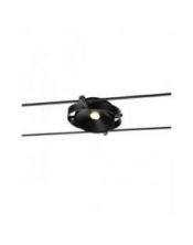 DURNO, spot pour câble tendu T.B.T. TENSEO, intérieur, noir, LED, 6W, 2700K