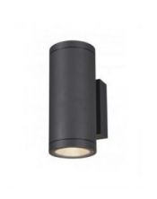 applique extérieure ronde, taille moyenne, ENOLA, anthracite, LED 19W, 3000K/4000K, IP65, up/down