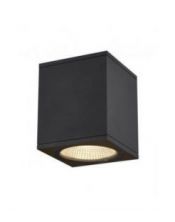 ENOLA, plafonnier extérieur, carré, Modele m, anthracite, LED 10W, 3000K/4000K, IP65