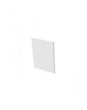 GRAZIA 60, embout pour profil en saillie, blanc