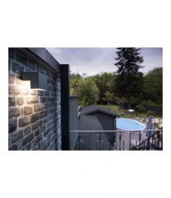 L-LINE OUT, applique extérieure, anthracite, LED, 7W, 3000/4000K, interrupteur CCT, IP65