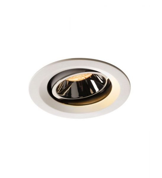 NUMINOS, encastré de plafond intérieur, 20°, blanc/chrome, LED, 2700K, orientable