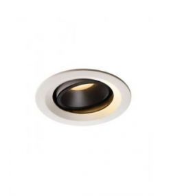 NUMINOS, encastré de plafond intérieur, 20°, blanc/noir, LED, 2700K, orientable