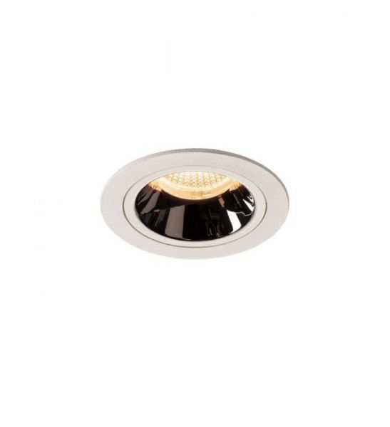 NUMINOS, encastré de plafond intérieur, 40°, blanc/chrome, LED, 2700K