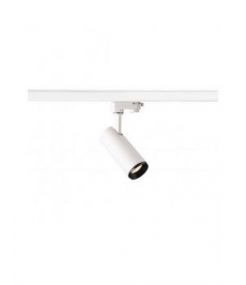 NUMINOS, spot pour rail 3 allumages, intérieur, 24°, blanc/noir, LED, 10,42W, 2700K, variable Triac