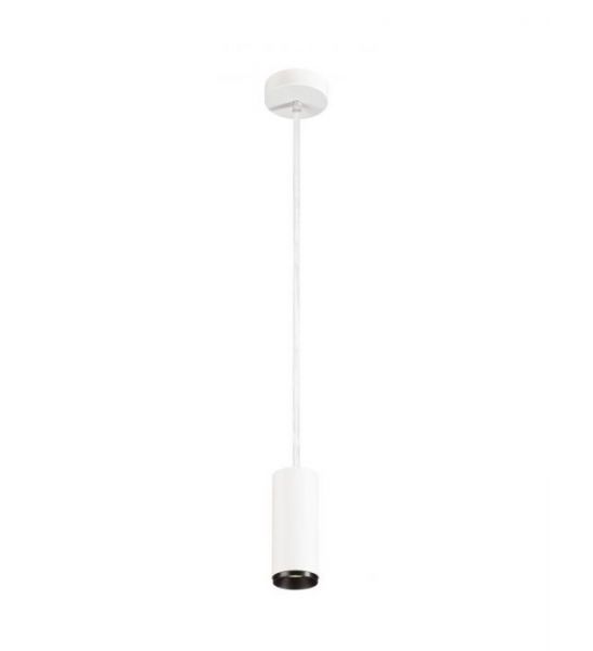 NUMINOS, suspension intérieure, 24°, blanc/noir, LED, 10,42W, 4000K, variable Dali