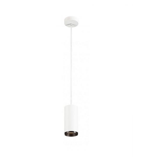 NUMINOS, suspension intérieure, 24°, blanc/noir, LED, 20,1W, 2700K, variable Triac