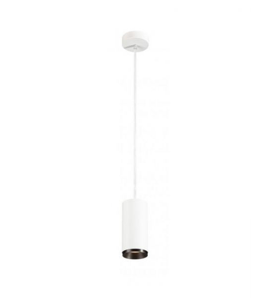 NUMINOS, suspension intérieure, 24°, blanc/noir, LED, 20,1W, 3000K, variable Triac