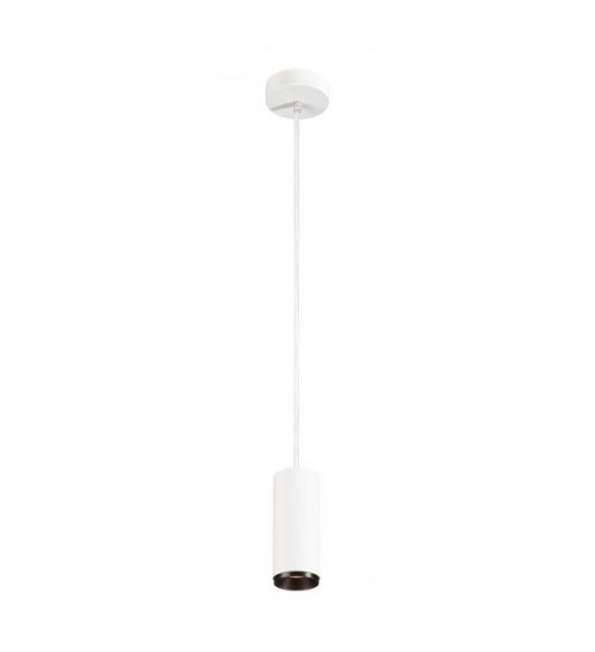 NUMINOS, suspension intérieure, 36°, blanc/noir, LED, 10,42W, 2700K, variable Triac