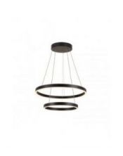 ONE DOUBLE, suspension intérieure, up/down, noir, LED, 35W, 2700/3000K, interrupteur CCT, variable Triac