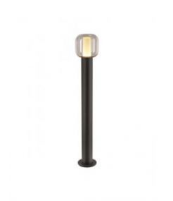 OVALISK 100, borne extérieure, anthracite, LED, 9W, 3000/4000K, interrupteur CCT, IP65