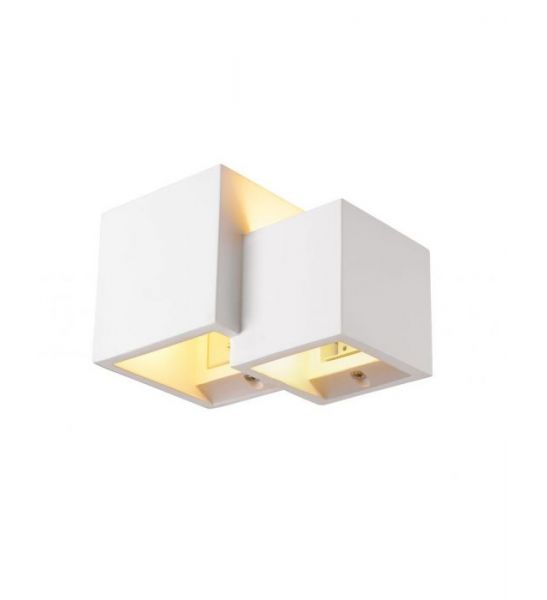 PLASTRA, applique intérieure, cube, blanc, G9, QT14, 15W max