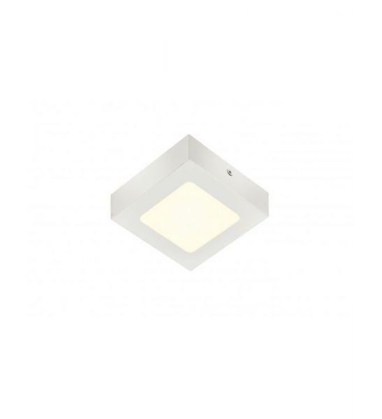 SENSER 12, applique et plafonnier intérieur, carré, blanc, LED, 8,2W, 4000K