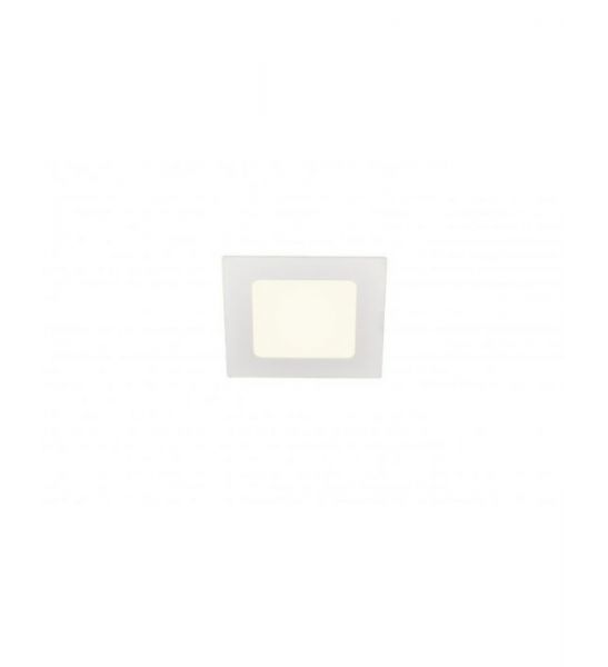 SENSER 12, encastré de plafond intérieur, carré, blanc, LED, 4000K