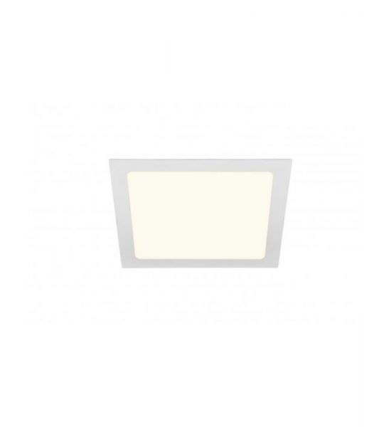 SENSER 24, encastré de plafond intérieur, carré, blanc, LED, 4000K