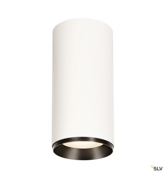 NUMINOS® XL, plafonnier int, 24°, blanc/noir, LED, 36W, 4000K, variable Dali