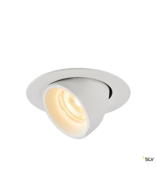NUMINOS® GIMBLE XS, encastré de plafond intérieur, 40°, blanc, LED, 7W, 3000K